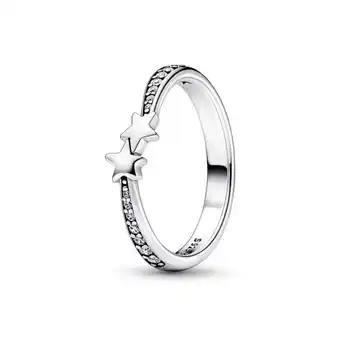 Pandora Anel brilhante estrela cadente oferta