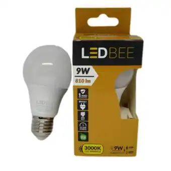 Leroy Merlin Lampada led bulbo a60 9w amarela ledbee oferta