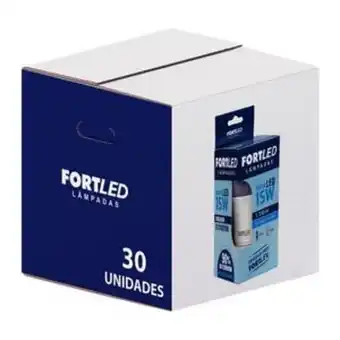 Leroy Merlin Kit c/ 30 lampadas led bulbo 15w - fortled oferta
