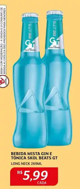 Bebida Mista Gin E Tônica Skol Beats GT 269ml