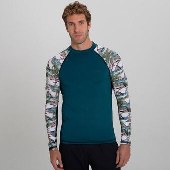 Decathlon Camiseta masculina de surf com proteção uv50+ oferta