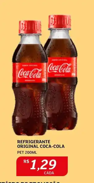Assaí Atacadista Refrigerante Original Coca Cola 200ml oferta