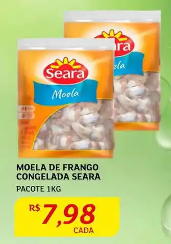 Assaí Atacadista Moela de Frango cong. Seara 1kg oferta