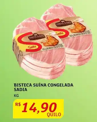 Assaí Atacadista Bisteca Suína congelada Sadia 1kg oferta
