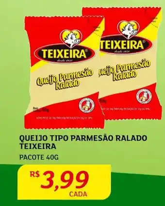 Queijo Tipo Parmesão Ralado Teixeira 40g