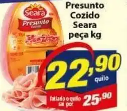 Vencedor Atacadista Presunto Cozido Seara peca ou Pedaco 1kg oferta