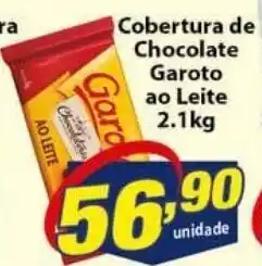 Vencedor Atacadista Cobertura de Chocoalate garoto ao Leite 2.1kg oferta