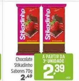 Arena Atacado Chocolate stikadinho sabores oferta