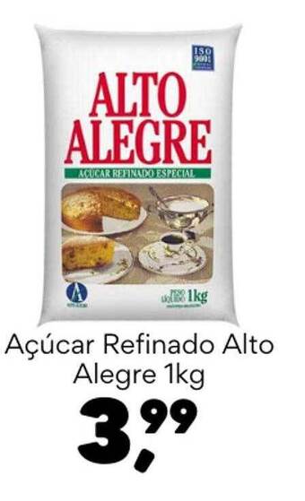 Açúcar refinado alto alegre