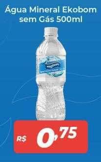 Água mineral ekobom sem gás