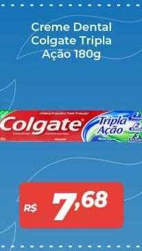 Creme dental colgate tripla ação