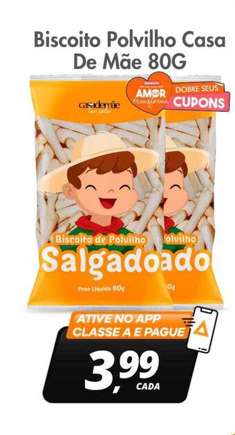 Delta Supermercados Biscoito polvilho casa de mãe oferta
