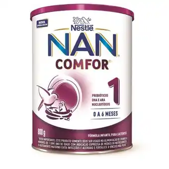 Fórmula infantil nan comfor 1 nestlé 800g