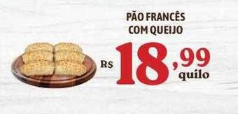 Bahamas Supermercados Pão francês com queijo oferta