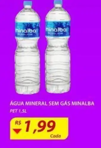Assaí Atacadista Água Mineral sem gás Minalba 1.5L oferta
