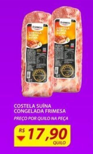 Assaí Atacadista Costela Suína Congelada Frimesa 1kg oferta
