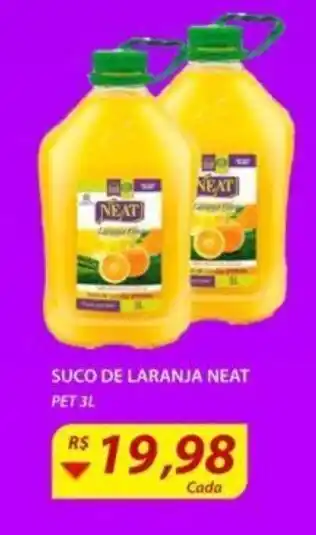 Assaí Atacadista Suco de Laranja Neat 3L oferta