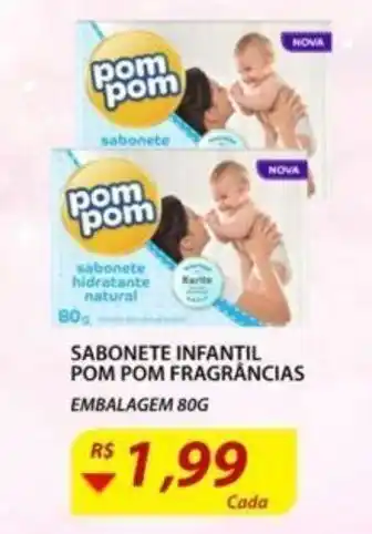 Sabonete Infantil Pom Pom 80g Frag.