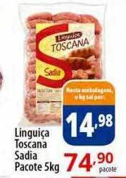 Akki Atacadista Linguiça toscana sadia oferta
