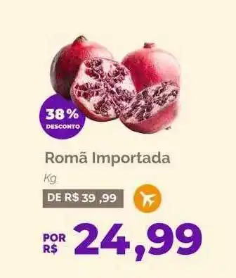 Oba Hortifruti Romã importada 38% desconto oferta