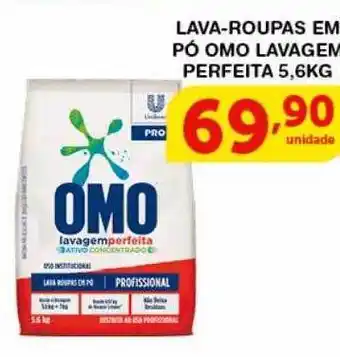 Roldão Lava-roupas em pó omo lavagem perfeita oferta