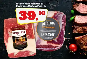 Filé de costela maturatta ou steakhouse montana peça