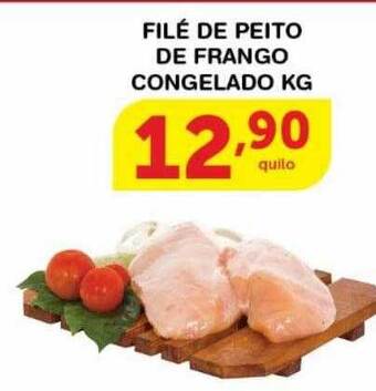 Roldão Filé de peito de frango congelado oferta