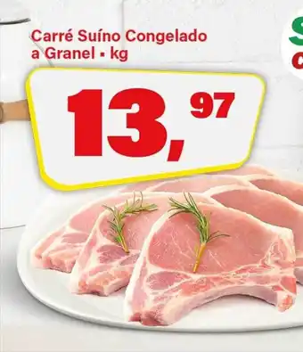 Carré suíno congelado a granel