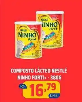 Tatico Composto lácteo nestlé ninho forti+ oferta