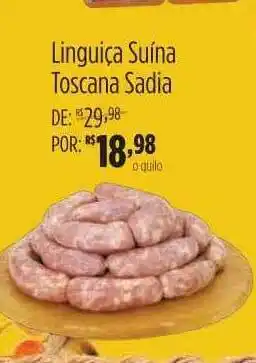 Mambo Linguiça suína toscana sadia oferta
