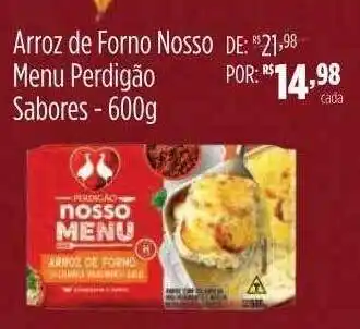 Mambo Arroz de forno nosso menu perdigão sabores oferta