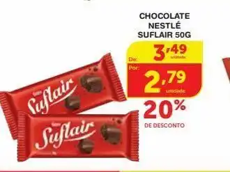 Roldão Chocolate nestlé suflair 50g oferta