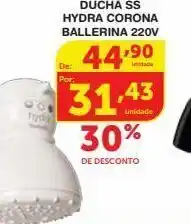Roldão Ducha ss hydra corona ballerina 220v oferta