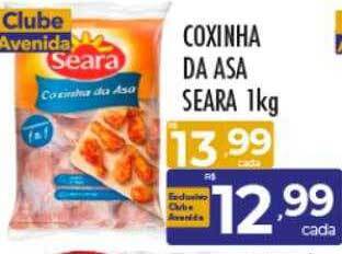 Supermercados Avenida Coxinha da asa seara oferta