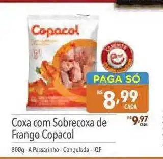 Supermercados Condor Coxa com sobrecoxa de frango copacol oferta