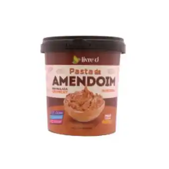 Cidade Supermercados Pasta de amendoim livre d integral crunchy 400gr oferta
