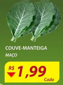 Assaí Atacadista Couve Manteiga Maço oferta