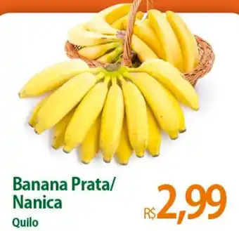 Banana Prata/ Nanica 1kg