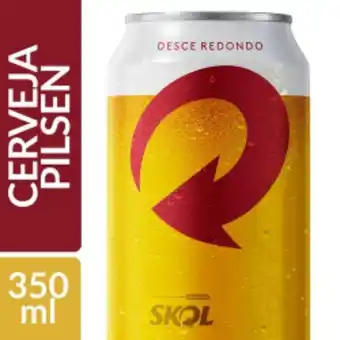 Cerveja skol 350 ml lata
