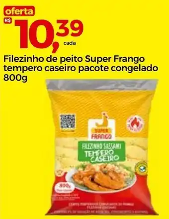 Frangolândia Filezinho de Peito Super Frango Tempero caseiro pacote cong. 800g oferta