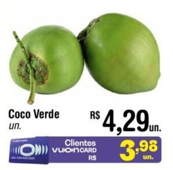 Fort Atacadista Coco Verde un. oferta