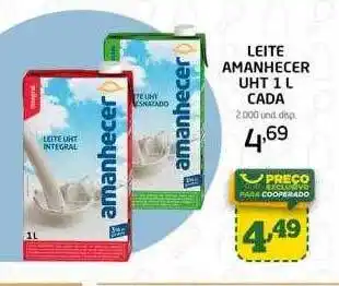 Cooper Leite amanhecer uht oferta