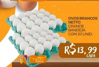 Ovos brancos netto grande