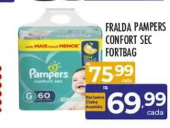 Supermercados Avenida Fralda pampers confort sec fortbag oferta