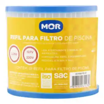 Asun Refil para filtro de piscina mor 2.200l/h oferta