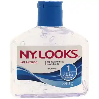 Gel cabelo fix ny looks 240g incolor