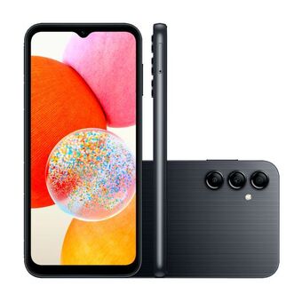 Fujioka Smartphone samsung galaxy a14, 128gb, 4gb ram, processador octa-core, câmera tripla traseira de 50mp+2mp+5mp, selfie de 13mp, oferta