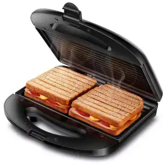 Cybelar Sanduicheira grill elétrica mondial 2 em 1 antiaderente 750w lâmpada piloto sn-01 oferta