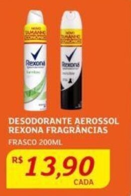 Assaí Atacadista Desodorante aerossol Rexona Frag. 200ml oferta