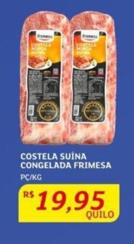 Assaí Atacadista Costela Suína Congelada Frimesa 1kg oferta